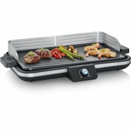 Severin PG8564 Grill Eléctrico Plancha con Temperatura Regulable hasta 230°C, Placa Antiadherente Extraíble, Recogegrasas, Negro Precio: 138.5000001. SKU: B16HTENB82