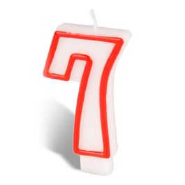 Best Products Vela N°7 Repostería Cera Roja Blanco Precio: 0.90000042. SKU: B18X6AE3MJ