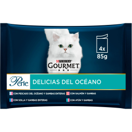 Purina Gourmet Perle Delicias Pescado Oceano para Gatos - Caja 12 Latas de 85g Precio: 40.59. SKU: B16D5SLQEW