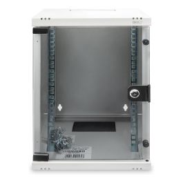 Digitus Carcasa Mural Compacta 9HE 254mm 10" con Puerta de Cristal Gris Precio: 104.59000057. SKU: S7819077