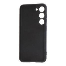 Carcasa negra de plástico soft touch para samsung s23