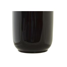 DKD Home Decor Jarrón Moderno de Porcelana Bicolor Dorado 16 x 41 x 16 cm