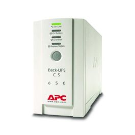 Apc Back-UPS BK650EI - Sistema de alimentación ininterrumpida (UPS) 0.65 kVA 400 W 4 salidas AC, Standby (Offline) Precio: 200.79000029. SKU: S55083835