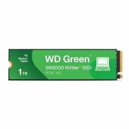 WD Green SN3000 SSD 1TB M.2 2280 PCIe Gen4 NVMe WDS100T4G0E Velocidad Lectura 5000 MB/s