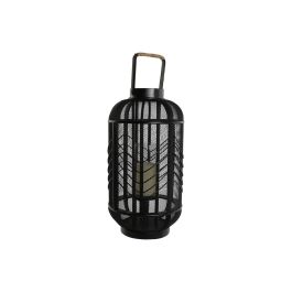 Portavela Colonial DKD Home Decor Negro 25.5 x 46.5 x 25.5 cm Portavela Colonial DKD Home Decor Negro 25.5 x 46.5 x 25.5 cm