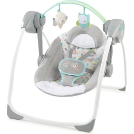 Ingenuity Columpio Compacto Comfort 2 Go - Bosque Fantasioso - 6 Velocidades de Balanceo, 8 Melodías Relajantes, Arnés 5 Puntos, Pies Antideslizantes Precio: 90.59000049. SKU: S7148470