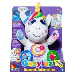Molto Gusy Luz Unicornio Interactivo con Luz y Sonidos, Cuentacuentos y Grabadora 24 cm Precio: 26.49999946. SKU: S2417280