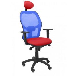 Silla Piqueras Y Crespo Jorquera Brazos Regulables Cabecero Fijo Mecanismo Sincro Con Regulador De Tension Respaldo De Malla Azul Y Asiento Tapizado Bali Rojo Precio: 350.68999966. SKU: S5702755
