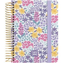 Agenda Anual (2026) Grafoplas Design Espiral Tapa Extra Con Goma A6 170X145 D/P Bloom Precio: 12.50000059. SKU: B12DQAFE9L