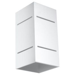 Aplique de pared "Blocco" SOL-SL.0478 - Lámpara pequeña y efectiva para pasillo, dormitorio, habitación de niños. Blanco, negro, gris. Precio: 47.49999958. SKU: B1GAJXB5MS