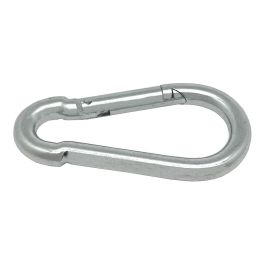 Edm Mosquetón bombero sin seguro msq01, acero galvanizado, 8 x 80 mm Precio: 2.50000036. SKU: B178BY57N2