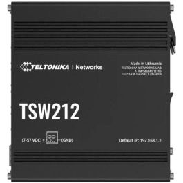 Teltonika TSW212 Conmutador Gestionado L2 de 8 Puertos Gigabit Ethernet y 2 Ranuras SFP, 20 Gbit/s