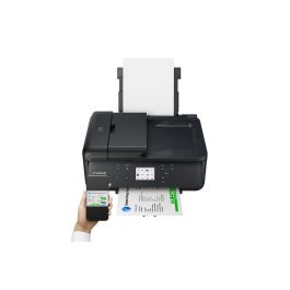 Canon TR7650 Impresora Multifunción 4 en 1 Inyección Color Wi-Fi ADF Dúplex Fax 5 Tintas Pantalla Táctil Oficina Hogar