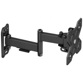 Aisens Soporte de Pared Giratorio Inclinable Nivelable para Monitores y TV de 13-32 Pulgadas hasta 20kg WT32TSR-381 Negro