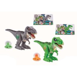 Zuru Robo Alive T-Rex Figura Dinosaurio Interactiva, Anda, Muerde y Ruge, Slime en Huevo, 31 cm - Modelos Surtidos - Edad +3 años