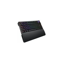 Asus ROG Azoth Extreme Teclado Gaming 75% Inalámbrico con Pantalla OLED, Switch Mecánico NX Snow, 90MP03MA-BKUA01