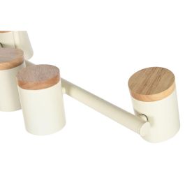 DKD Home Decor Lámpara de Techo Urban Blanco 18 x 164 x 104 cm 7 Focos