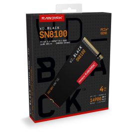 WD Black SN8100 NVMe PCIe 5.0 M.2 SSD 4TB para PC/Portátil