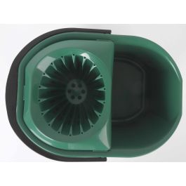 Cubo con ruedas 16L, asa y escurridor verde Kety - Inde (6 Unidades) Cubo con ruedas 16L, asa y escurridor verde Kety - Inde (6 Unidades)