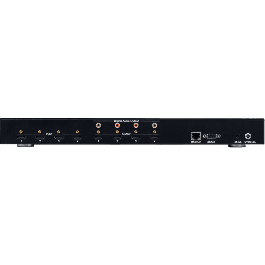 Muxlab Matriz HDMI 4x4 4K/60, 4 entradas HDMI, 4 salidas HDMI, control RS232 IR LAN