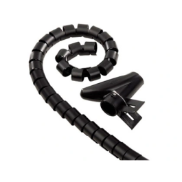 Mediarange Organizador de Cables Flexible, Negro, 2.5m, 20mm Precio: 12.98999977. SKU: B1CY2BRRE6