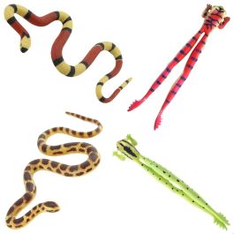 Jeux 2 momes Seche Pleure Rana o Serpiente Elástica Juguete que se estira hasta 2 metros