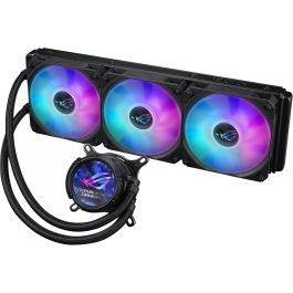 ASUS ROG STRIX LC III 360 ARGB LCD - Sistema de Refrigeración Líquida Todo en Uno para Procesador, 3 Ventiladores de 12cm