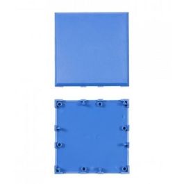 ALLNET Plato de Plástico BrickRknowledge 2x2 Azul, Parte Superior e Inferior, Pack de 10