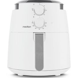 Medion MD13020 Freidora de Aire Caliente Airfryer 1500W Temporizador 60 min hasta 200°C 4.7L Blanco Medion MD13020 Freidora de Aire Caliente Airfryer 1500W Temporizador 60 min hasta 200°C 4.7L Blanco