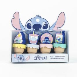Cerdá Subrayadores Stitch - Set de 3 para niños, colores surtidos (azul)