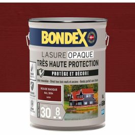 Bondex BON3261544319660 Tinte Opaco de Muy Alta Protección Rojo Vasco RAL 3004 Satinado 5 L