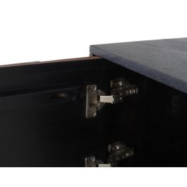 Giner y Colomer Mesita de Noche Madera Mango Sheesam Efecto Tridimensional Wengué-Nogal