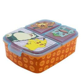 Sandwichera pokemon con multiples compartimentos 21x14.50x7.50 cm Sandwichera pokemon con multiples compartimentos 21x14.50x7.50 cm