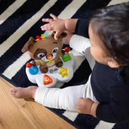 Baby Einstein Tambor Musical Multisensorial Interactivo con Música, Luces y Colores. Juguete Educativo Multilingüe 4 Idiomas para Desarrollo Motor