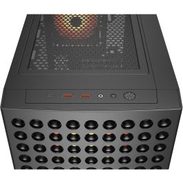 COUGAR Airface ECO Midi Tower PC ARGB Negro - Caja gaming con ventana, filtros y gestión de cables