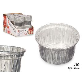 Kinvara Set 10 Moldes Flan Aluminio Redondo 8.5x8.5x8 cm (Set de 24) Precio: 15.49999957. SKU: S3606027