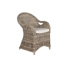 DKD Home Decor Sillon Indonesia 1c24 Gris Claro Crudo Ratan con Cojin 70 x 88 x 62 cm Precio: 175.94999983. SKU: B19DLA7LXA