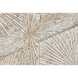 Decoración de Pared Home ESPRIT Blanco Dorado Moderno Decapé 120 x 3,5 x 120 cm Decoración de Pared Home ESPRIT Blanco Dorado Moderno Decapé 120 x 3,5 x 120 cm