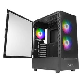 Antec NX 410 Caja para PC Midi Tower Gris con 2 ventiladores frontales de 140 mm y 1 trasero de 120 mm preinstalados
