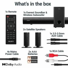 Majority MAJ1687955555448 Sistema de Sonido Envolvente Dolby Everest