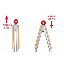 Pinzas Barbacoa Wood 23Cm Algon Bbq (24 Unidades)