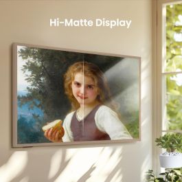 Hisense 55S7NQ TV QLED 55 pulgadas 4K UHD Smart TV con VIDAA, 144Hz y Diseño Frame Dorado