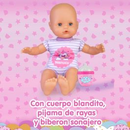 Famosa Nenuco con Biberon Sonajero y Pijama
