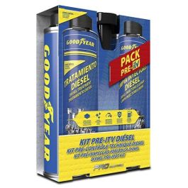 Goodyear ZGODA0007 - Kit Pre-ITV Diesel con Limpia Inyectores y Tratamiento Aditivo Combustible, 2x300ml. Limpia Sistema, Mejora Rendimiento. Goodyear ZGODA0007 - Kit Pre-ITV Diesel con Limpia Inyectores y Tratamiento Aditivo Combustible, 2x300ml. Limpia Sistema, Mejora Rendimiento.
