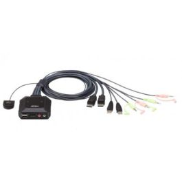 Aten CS22DP Interruptor KVM USB y DisplayPort, Resolución 2560x1600, Negro Precio: 75.99000013. SKU: B176AQSLFB