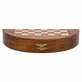 Ajedrez Alexandra House Living Marrón Madera de acacia 23 x 1 x 23 cm Magnético