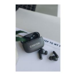 Canyon Auriculares OnGo 10 In-Ear True Wireless Bluetooth 5.3 Llamadas Música Deporte Uso Diario Negro