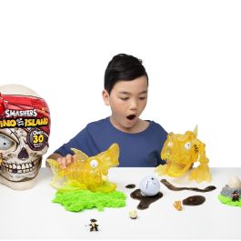 Bizak Dino Island Calavera Gigante 62367488 Construye Megatrex o Megalodon con Sorpresas y Figuras de Pirata +5 Años