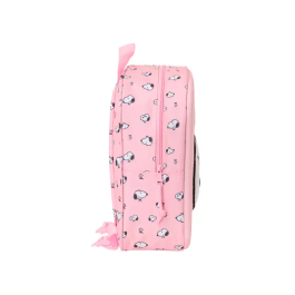 Mochila Infantil Snoopy Rosa 22 x 27 x 10 cm 3D