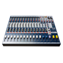 SOUNDCRAFT EFX12 Mesa de Mezclas Compacta con Procesador de Efectos Digital Lexicon 24-bit, 8+2 y 12+2 Canales